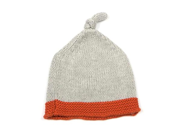 Baby Beanie - Ash Knit